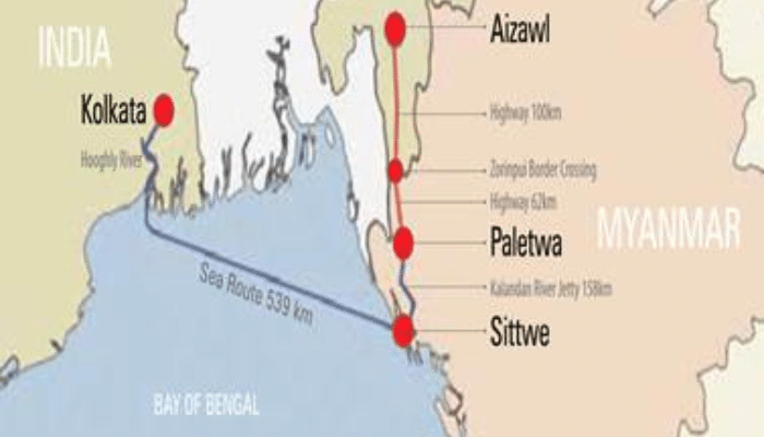 From Paletwa in Myanmar to Zorinpui in Mizoram