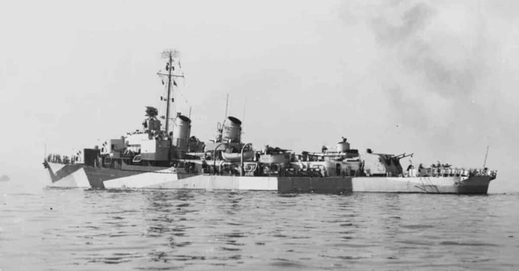 WWII U.S Navy Destroyer Sunk in Battle Found Off Japanese Coast