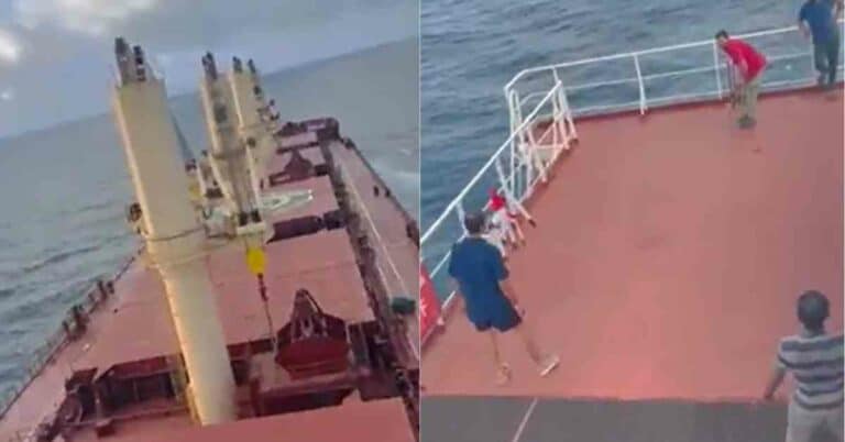 Watch: Crew Members Tie Ball To Thread And Play Cricket On A Moving Ship
