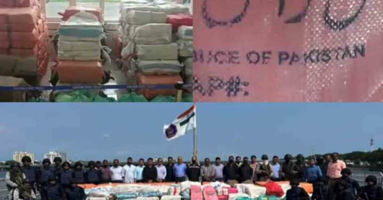 Watch: Drugs Worth Rs 12,000 Crore Seized From Ship Off Kerala Coast, India