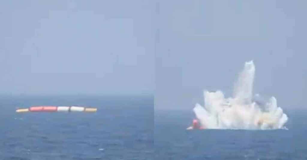 Indian Navy's Varunastra Torpedo Hits Underwater Target with Precision