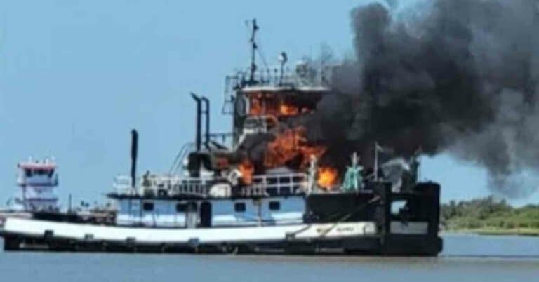 NTSB Determines Cause Of Fire Aboard Towing Vessel In Texas