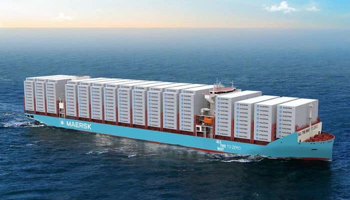 Six Methanol Powered Container Vessels