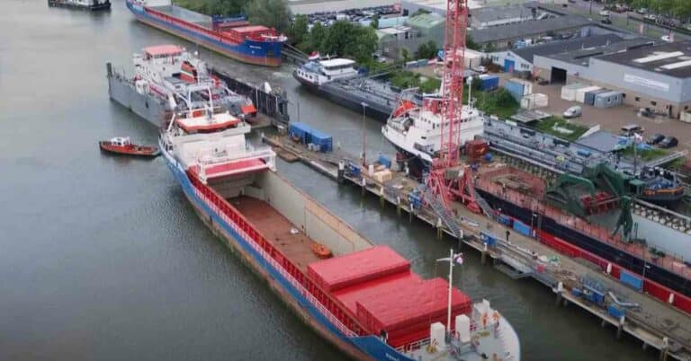 Biggest Suction Sails Ever Built Installed On Dutch Short-Sea Cargo Ship- Eems Traveler