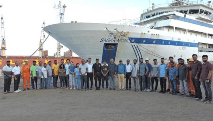 Scientists Embark On India’s Research Vessel Sagar Nidhi To Participate In 35-Days Long Joint Ocean Expedition
