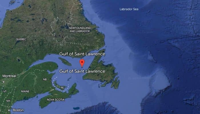 Gulf of St.Lawrence Map