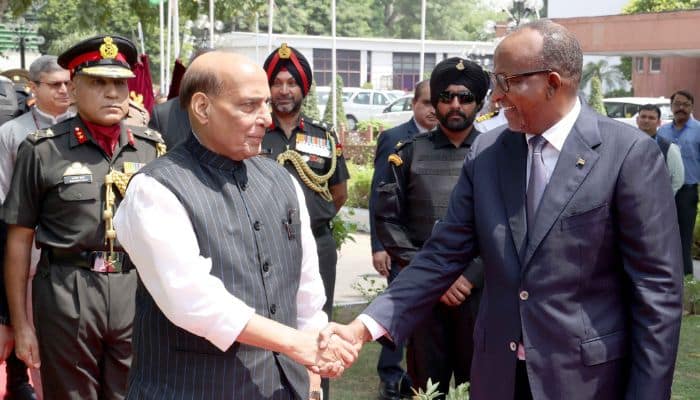 Rajnath Singh, the Defense Minister, held discussions with Aden Bare Duale