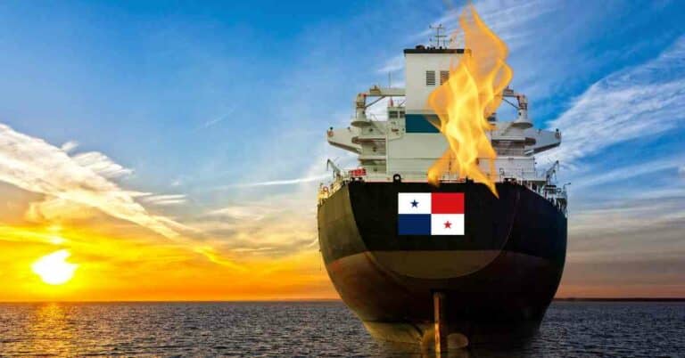 Watch: Panama-Flagged Tanker Catches Fire Near Iranian Coast