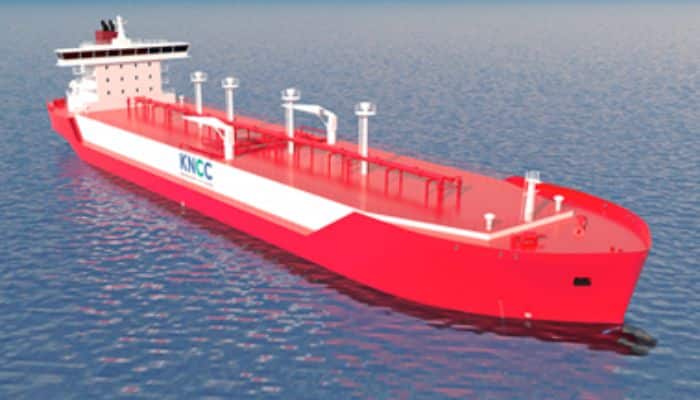 a liquefied CO2 carrier to be developed by KNCC