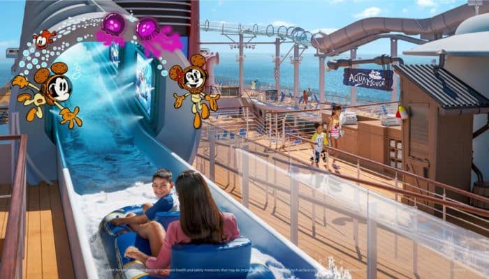 AquaMouse on Disney Cruise Line’s Disney Wish