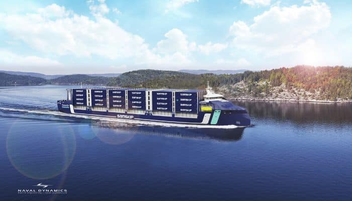 Samkip's new short-sea container vessels will be powered by hydrogen