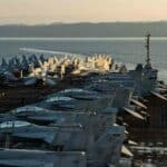 World’s Largest Aircraft Carrier USS Gerald R. Ford Docks In Trieste