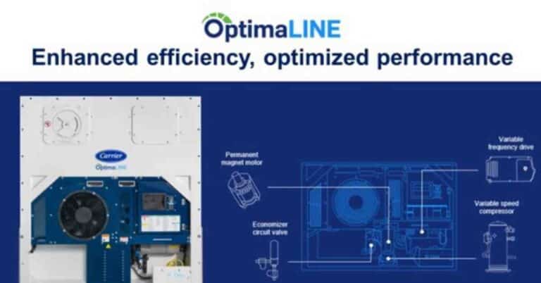 Carrier Transicold Unveils New OptimaLINE Container Refrigeration Unit
