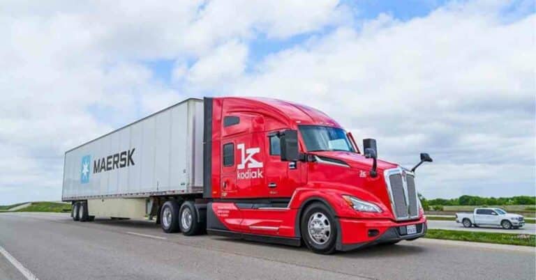 Maersk, Kodiak Robotics Launch 1st Commercial Autonomous Trucking Lane Between Houston And Oklahoma City