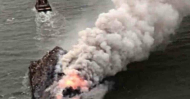 Real Life Incident: Fire On Barge Carrying Scrap Metal Causes $7 Million Worth Of Damage