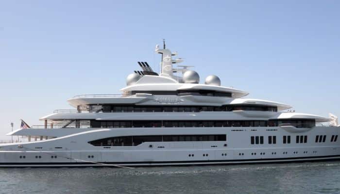 Superyacht associated with Russian Gatsby