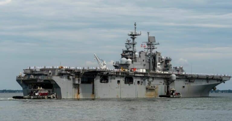 U.S Navy’s Amphibious Assault Ship USS Bataan Approaches Israel