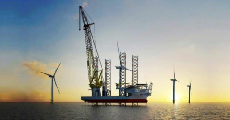 Check Out the Gigantic Ship Involved in Construction of the World’s Largest Offshore Wind Farm