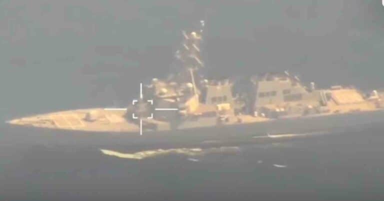 Watch: Iran Army Keeps An Eye On U.S Warship in Indian Ocean for 24 Hours