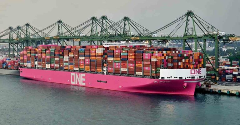 Ocean Network Express (ONE) Sets New World Record With 24,000 TEU Cargo Load