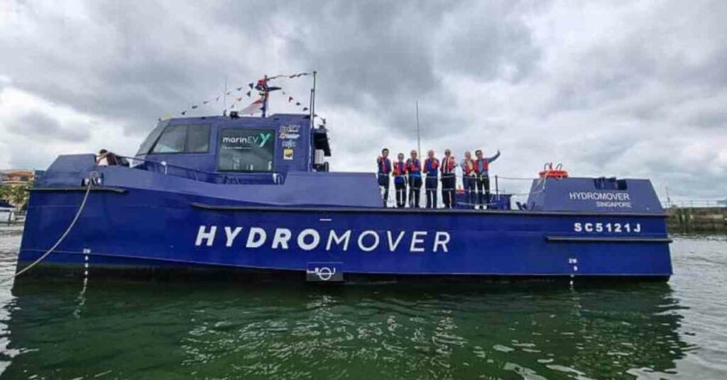 Singapore’s First Fully Electric Cargo Vessel Unveiled
