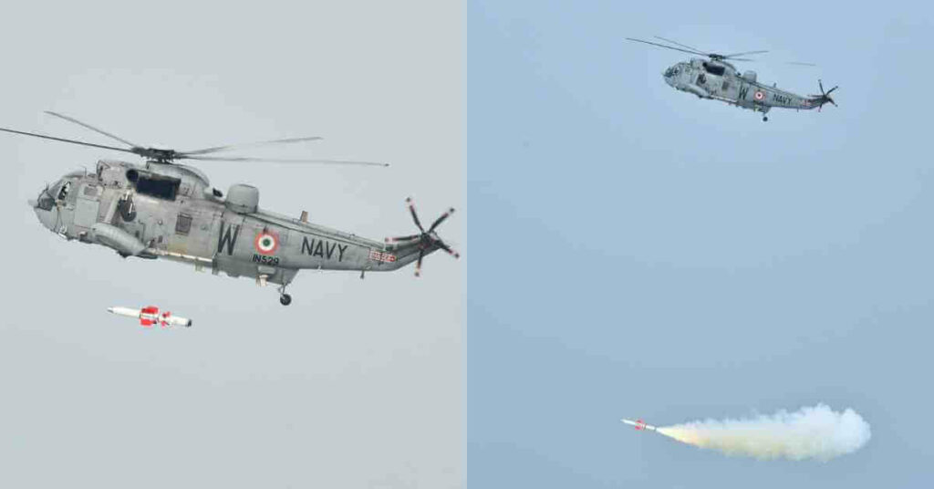 India Conducts 2nd Trials of Indigenously Developed Anti-Ship Missile Over Arabian Sea