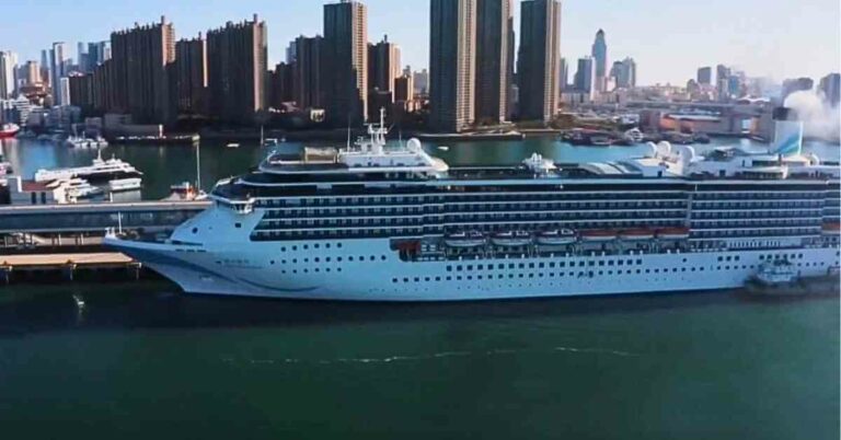 China’s Biggest Cruise Ship Adora Mediterranea Begins Maiden Voyage From Qingdao
