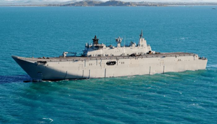 MAS Canberra (L02), Royal Australian Navy