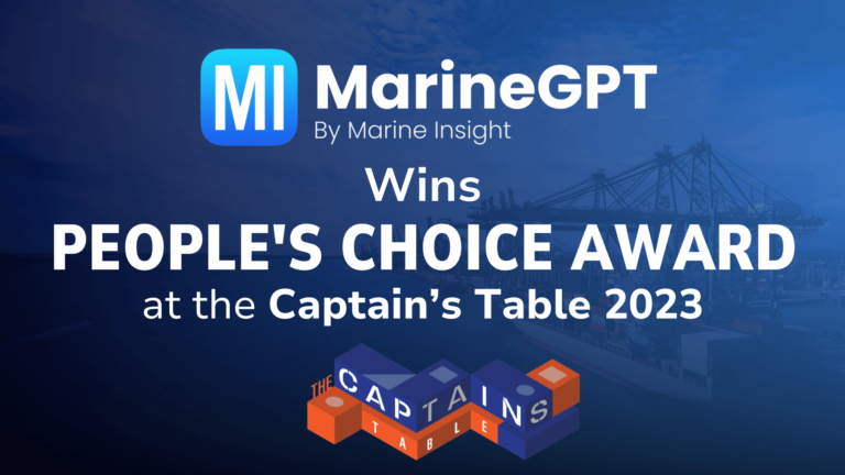 MarineGPT Clinches People’s Choice Award at The Captain’s Table 2023