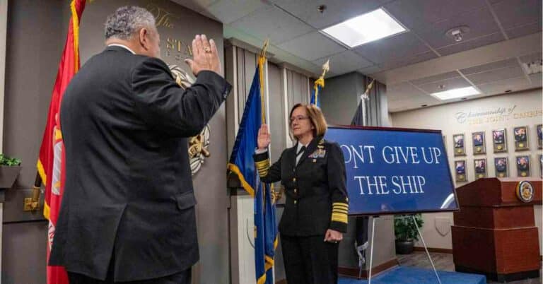 US Navy Gets Its First Female Chief, Lisa Franchetti