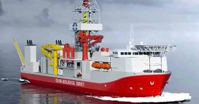China’s First Ocean Research Drilling Vessel, Mengxiang, Ready For Sea Trials