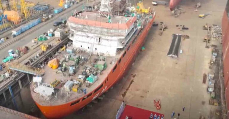 Watch: China Unveils New Polar Exploration Icebreaker