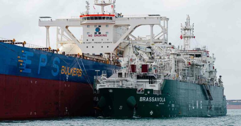 Singapore’s First LNG Bunker Vessel, Brassavola, Completes Its Maiden Ship-to-Ship Operation