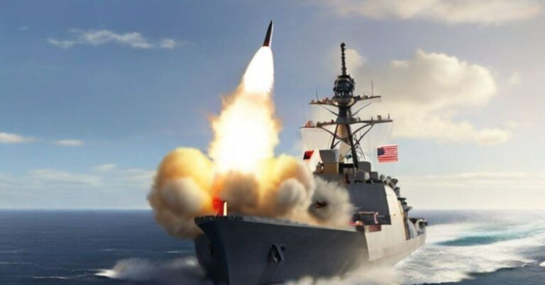 U.S Navy Warships Fire SM-3 Missiles For the First Time To Shoot Down Iranian Missiles