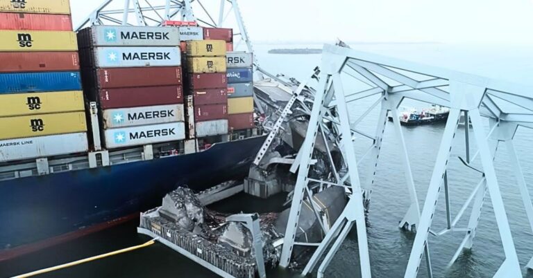 Cargo Ship MV Dali’s Electrical System Under Focus In Key Bridge Collapse Investigation