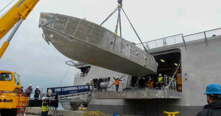U.S. Navy Deploys First Mine Countermeasure USV Embarked On USS Canberra