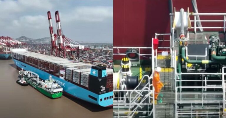 China Completes Its First-ever Methanol Ship-to-ship Bunkering Operation