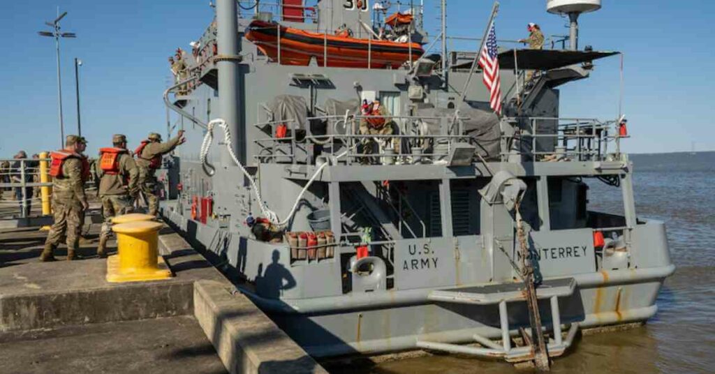 US Military Initiates Gaza Pier Construction for Vital Aid Delivery Operation