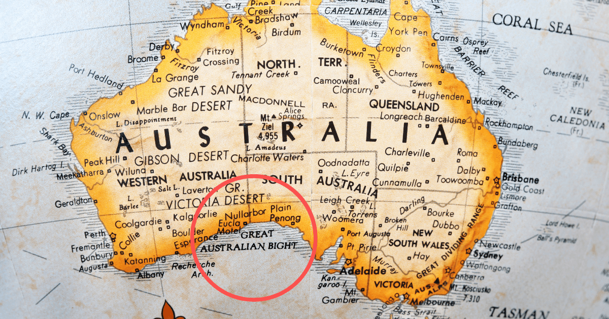australian bight map