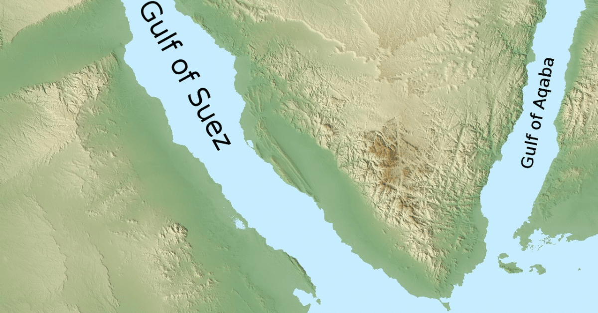 gulf of aquaba map