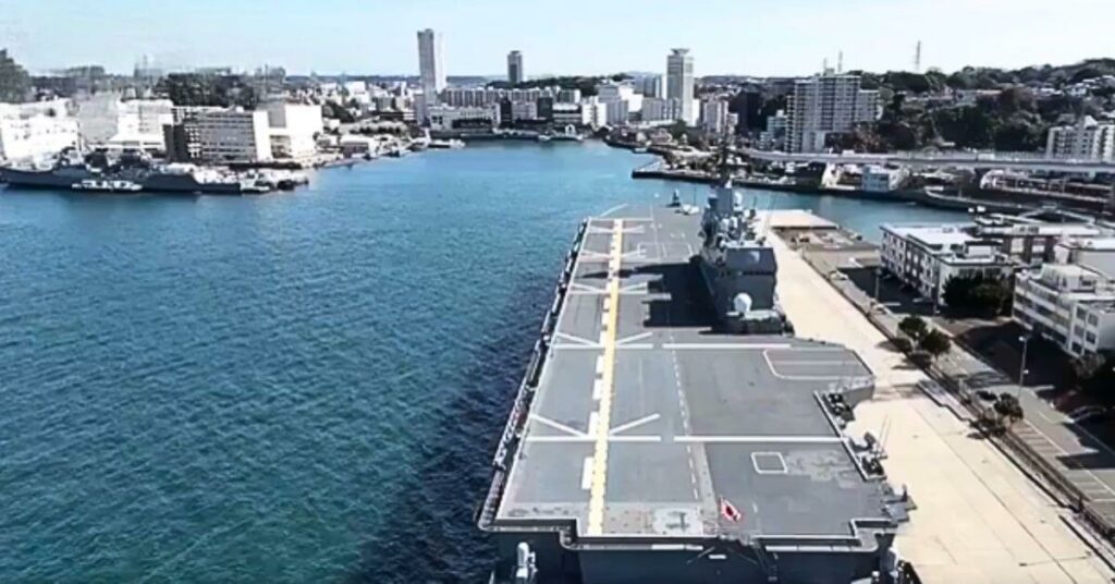 Japan on High Alert After Chinese Website Posts Drone Footage of Its Largest Warship