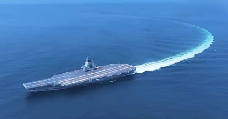 China’s Largest Aircraft Carrier, Fujian, Completes First Sea Trials