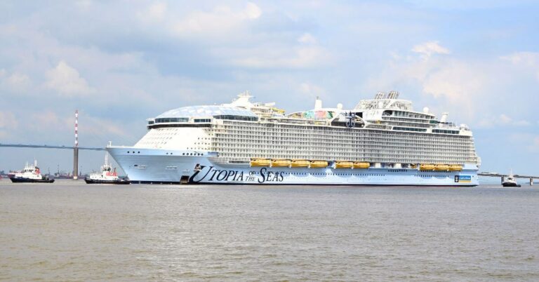 Royal Caribbean’s Newest Ship, “Utopia of the Seas,” Sets Sail For Sea Trials