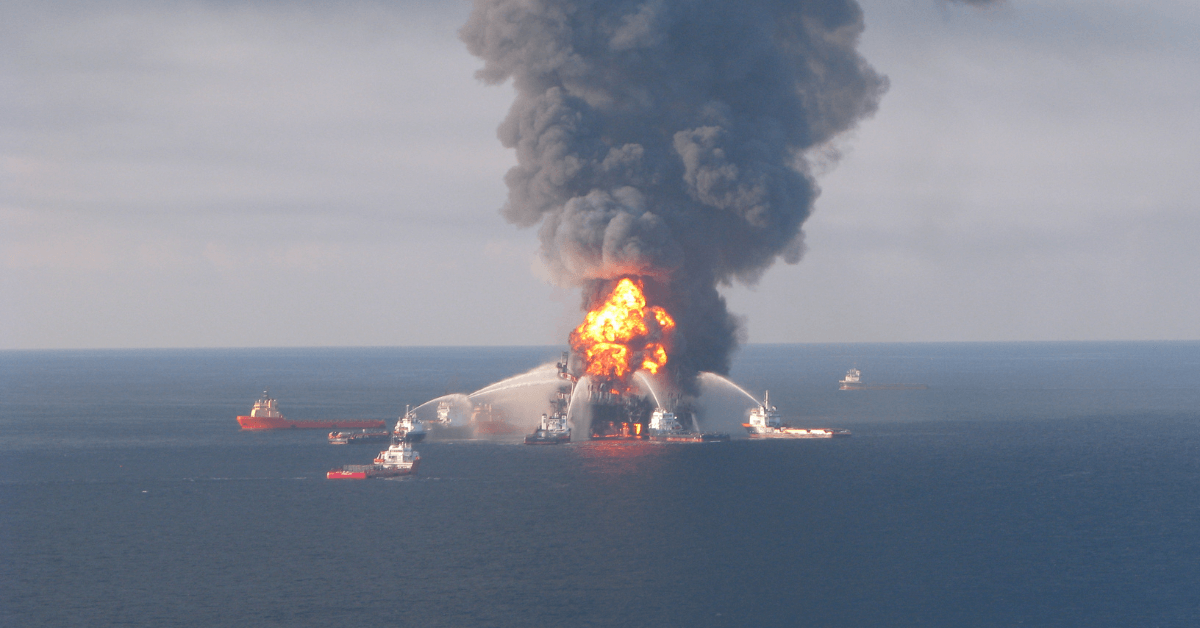 Explosion on Deepwater Horizon Rig