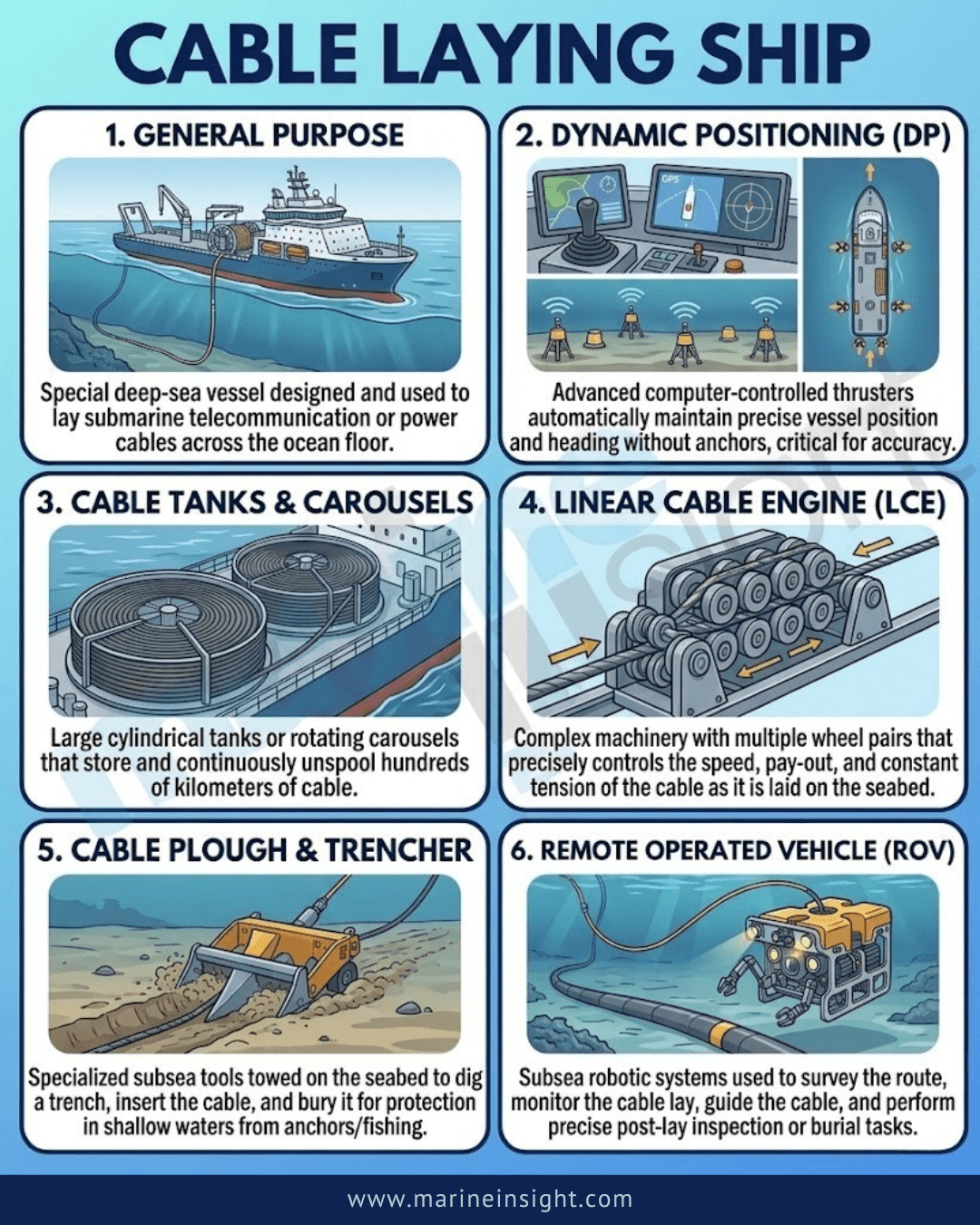 cable laying ship