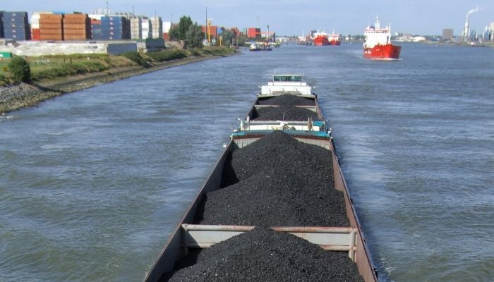 open deck hopper barge