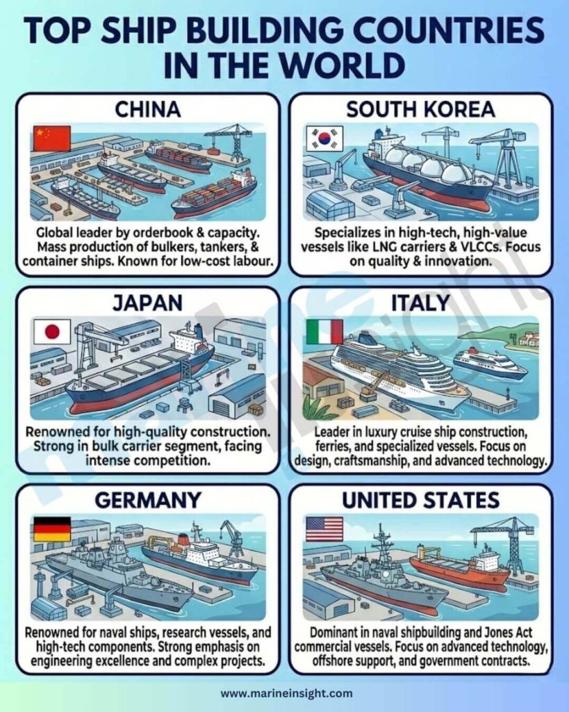 ship building countries