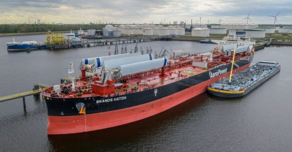 World’s First Wind-Assisted Newbuild Tanker Arrives In Europe