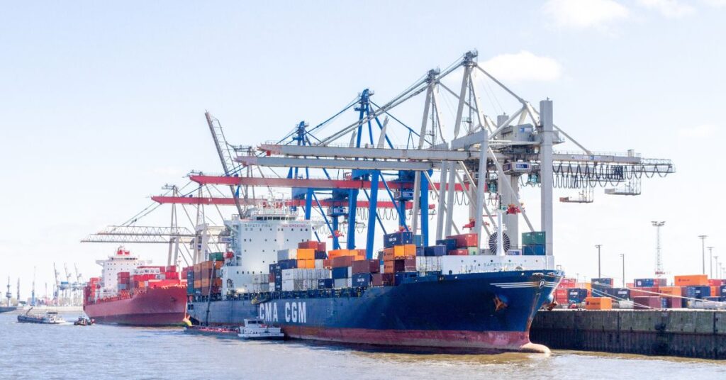 Container Ship Crashes Into Quay At Port Of Muuga, Damages Pier & Bulker