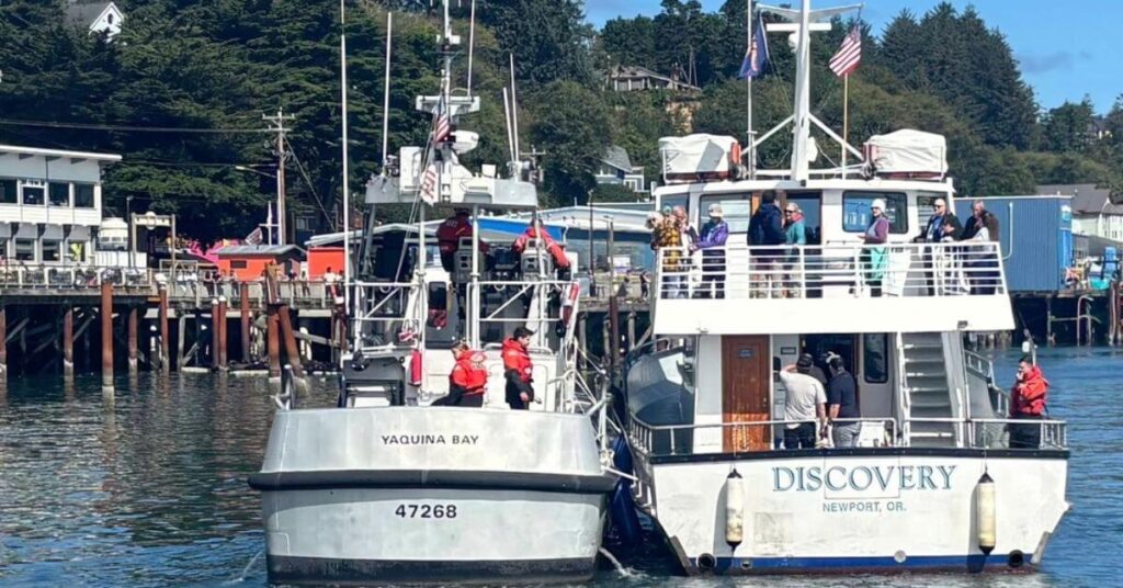 US Coast Guard Rescues 49 People From Disabled Whale Watching Vessel In Yaquina Bay